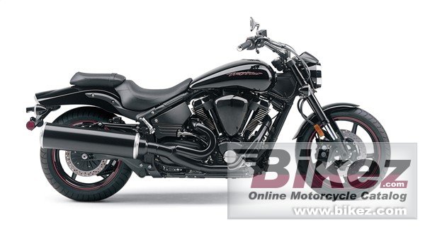 Big Yamaha midnight warrior picture and wallpaper from Bikez.com